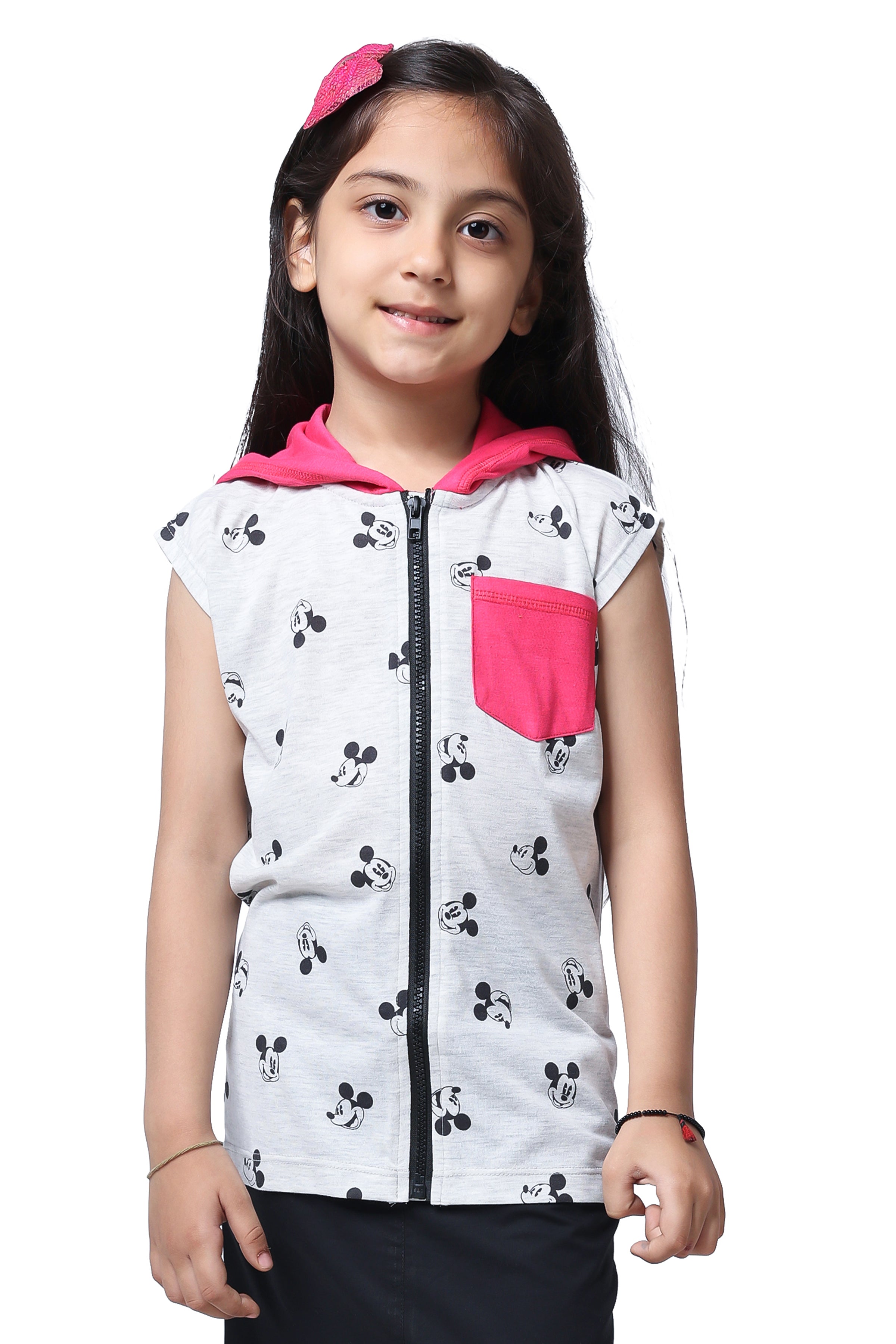 Child's sleeveless clearance hoodie